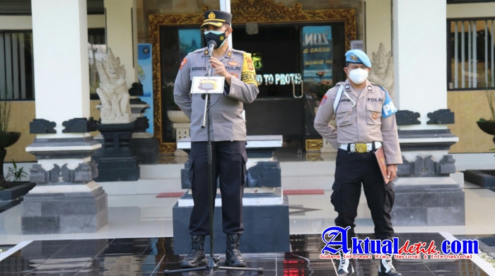 Kabag Ops Polres Tabanan Sampaikan "Bahagia" Untuk Tingkatkan Imun Tubuh