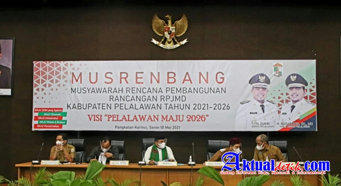 Bupati Harapkan Melalui Rancangan RPJMD Bisa Mensejahterakan Masyarakat Pelalawan