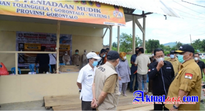 Posko Tolinggula Kurang Fasilitas Istirahat Bagi Petugas Jaga