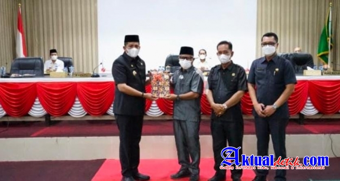 DPRD Kepulauan Meranti Gelar Sidang Paripurna Penyampaian Nota Keuangan RAPBD Perubahan 2021