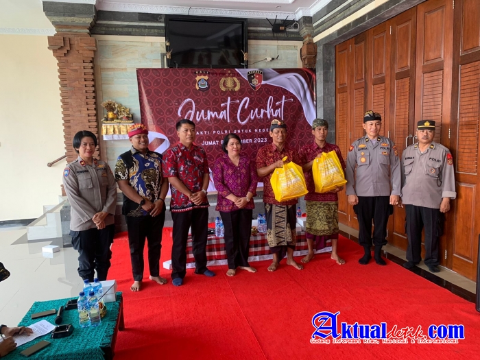 Jumat Curhat Polda Bali Laksanakan Diskusi Bersama Masyarakat
