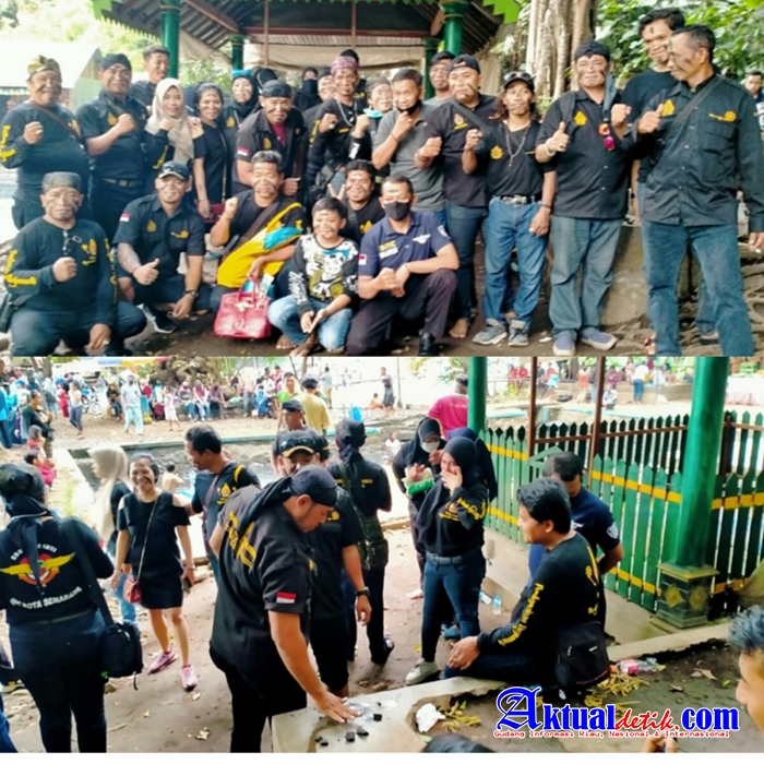 Laskar Perisai Bangsa Brajamusti Gelar Gemblengan di Wisata Umbul Senjoyo Salatiga