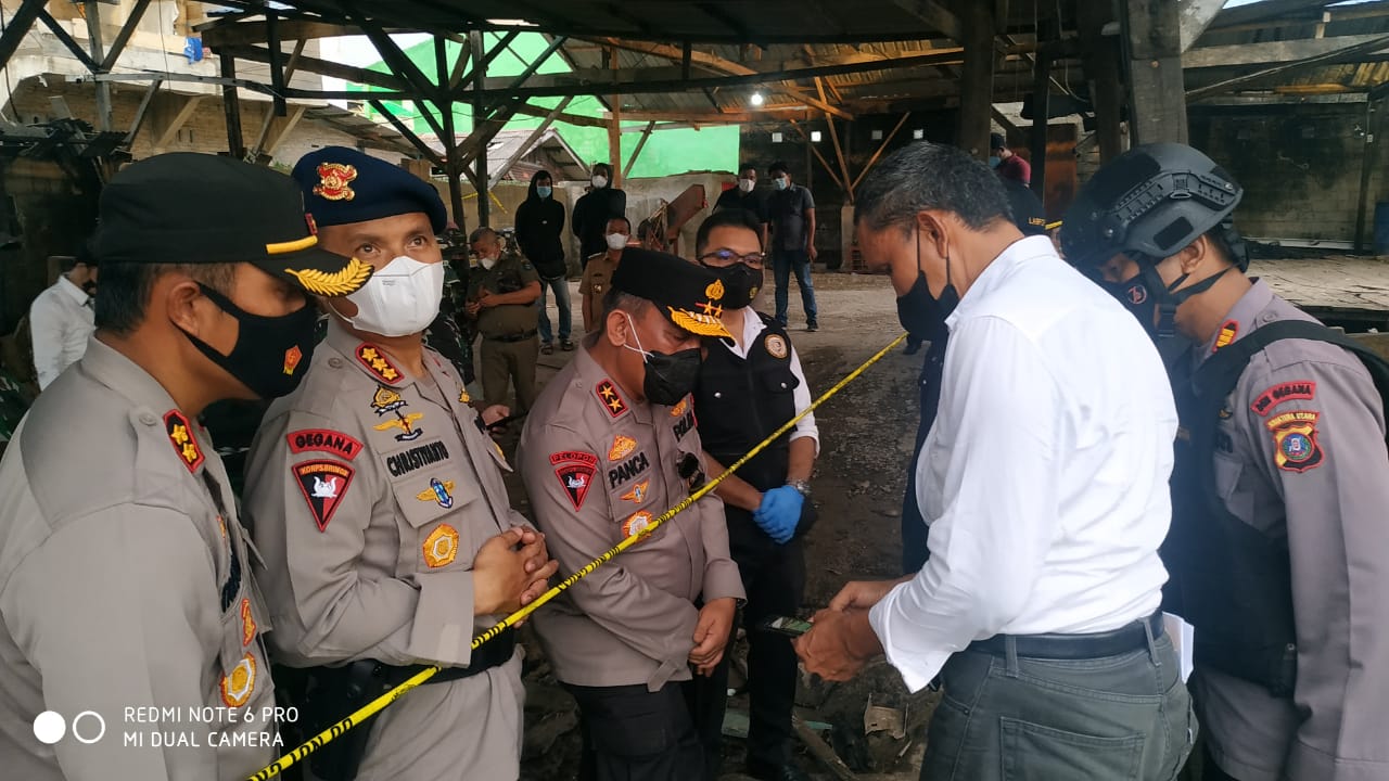 Tinjau Ledakan Bom Ikan di Sibolga, Kapolda sumut Bukan Teroris