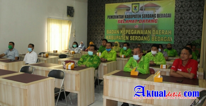 Pemkab Sergai Saksikan Pelantikan Virtual di 3 Titik