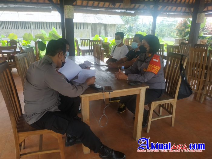 Kapolsek Tampaksiring, Kabag SDM & Kasubag Faskon Baglog,Sosialisasikan "Kring Polri Polres Gianyar"