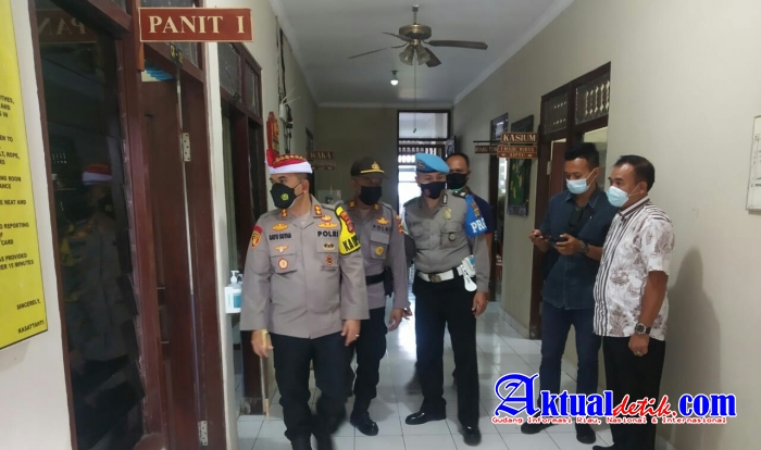 Cek Kesiapan Mako Dalam Penanganan Covid-19, Kapolres Gianyar Kontrol Polsek Sukawati