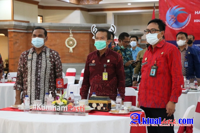 Tingkatkan Pelayanan Publik Berbasis HAM, Menkumham RI Berikan Penghargaan Kepada 508 UPT