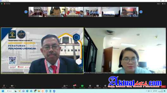 Dukung Pelaksanaan Sosialisasi UU Tentang KUHP, Kanwil Kemenkumham Bali Ikuti Rapat Persiapan