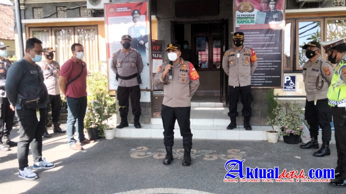 Ini yang di Sampaikan Kapolres Gianyar, Dalam Kunjungannya ke Polsek Gianyar