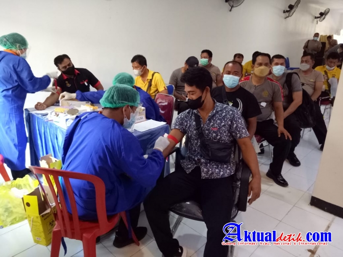 Personil Polres Karangasem Laksanakan Rikes, di Hari ke Dua