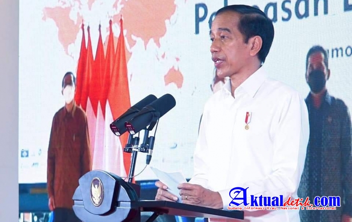 Presiden Joko Widodo Lepas Ekspor Produk Indonesia Senilai Rp. 23,75 Triliun