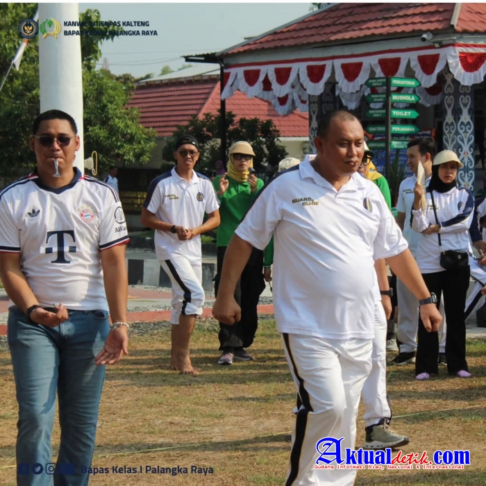 Bapas Palangka Raya Semarakan HUT Ke 81 Kemerdekaan Republik Indonesia