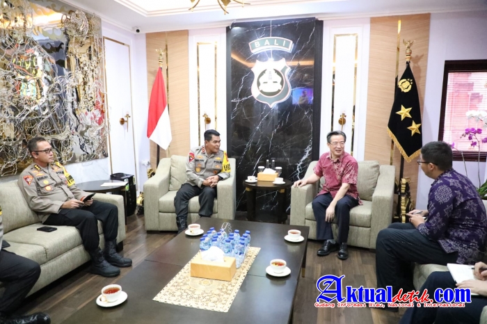 Polda Bali Menerima Audiensi Dari Konsulat Jenderal Republik Rakyat Tiongkok