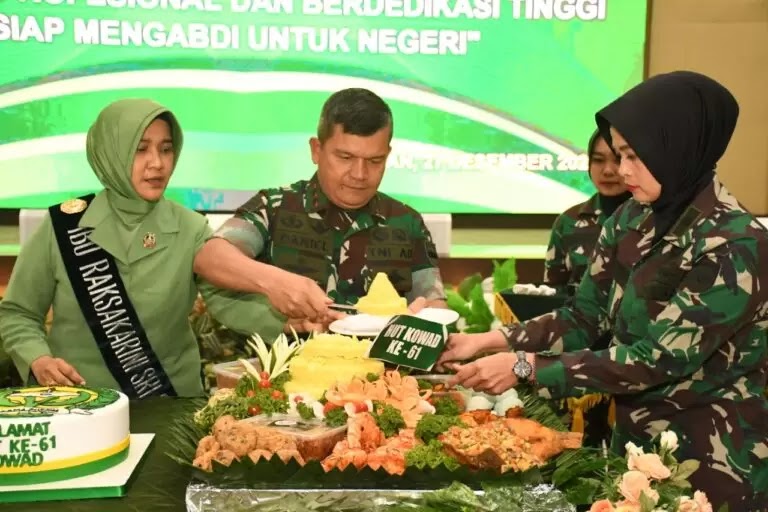 Syukuran Hut Ke 61 Kowad, Pangdam I/BB Jangan Lupakan Kodrat Sebagai Wanita