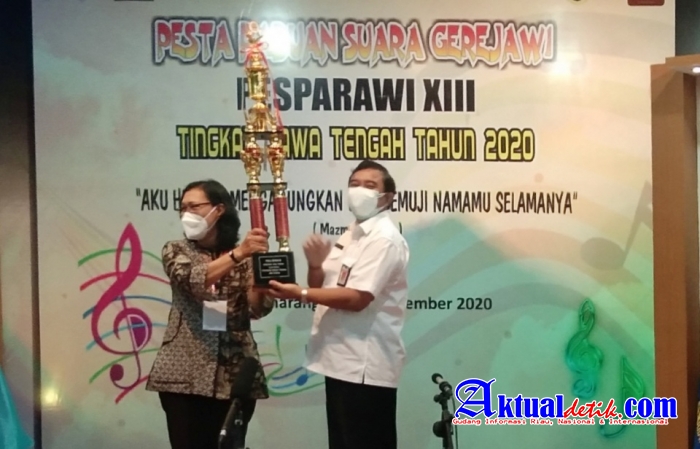 Kota Semarang Juara Umum PESPARAWI XIII Tingkat Jateng Tahun 2020