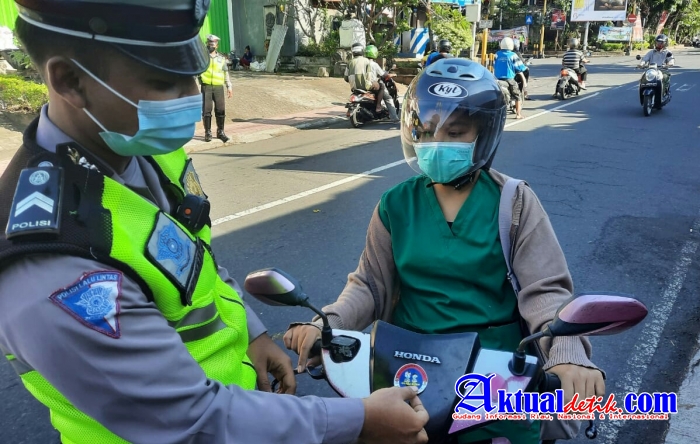 Polres Klungkung Laksanakan Ops Keselamatan Agung 2021 Di Pusat Pasar