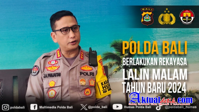 Polda Bali Berlakukan Rekayasa Lalin Malam Tahun Baru 2024