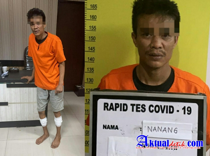 Berupaya Kabur, Burunon Tahanan Narkoba Polresta Dihadiahi Timah Panas