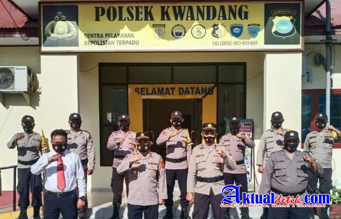 Polsek Kwandang Beri Pengamanan Shalat Idul Fitri Dan Kenaikan Isa Almasih