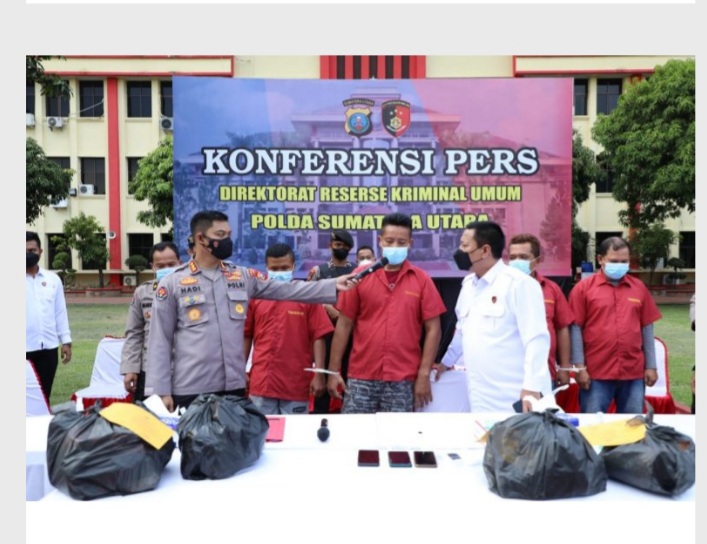 Direktorat kriminal umum ringkus ke empat pelaku penganiaya wartawan di madina