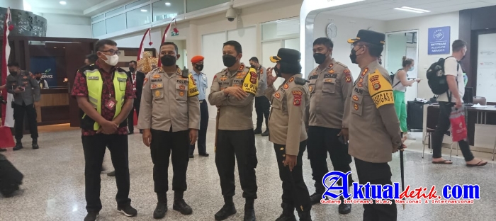 Kapolres Bandara Dampingi Kapolda Bali Tinjau Flow Kedatangan Delegasi GPDRR di Bandara Ngurah Rai