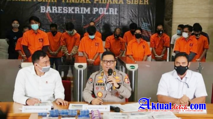 Bareskrim Polri Tangkap Pelaku Cyber Crime 21 Miliar