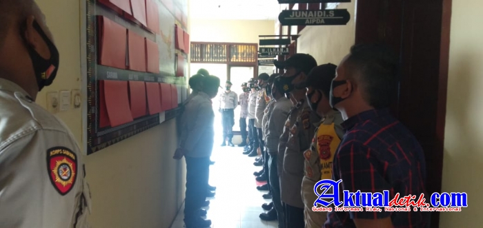 Team Propam Polres Bener Meriah melakukan sidak ke 3 Polsek Sekaligus