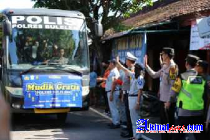 Mudik Gratis, Aman Dan Nyaman Dilepas Kapolres Buleleng