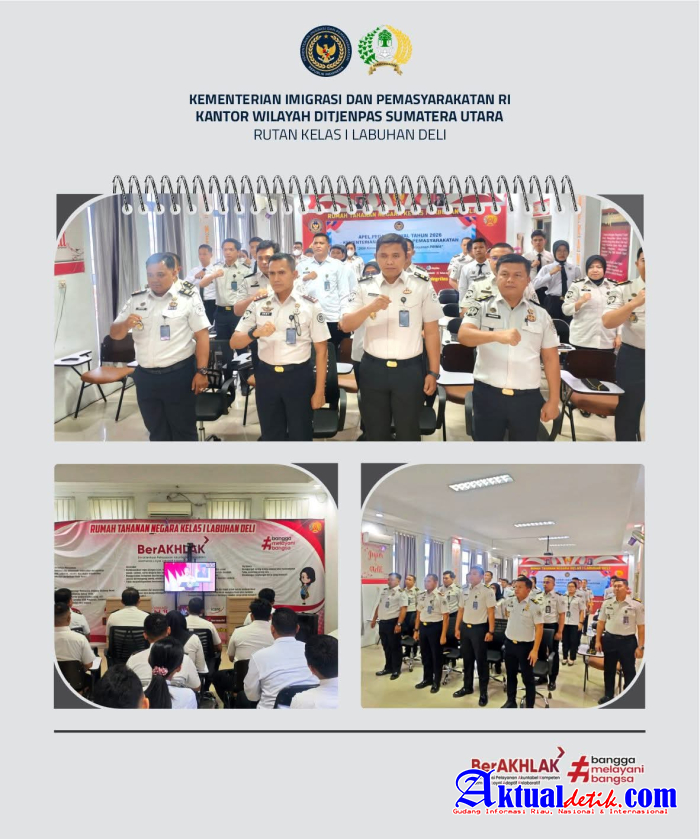 Apel Pegawai Awal Tahun 2026 Rutan Labuhan Deli Teguhkan Komitmen Kinerja Dan Integritas