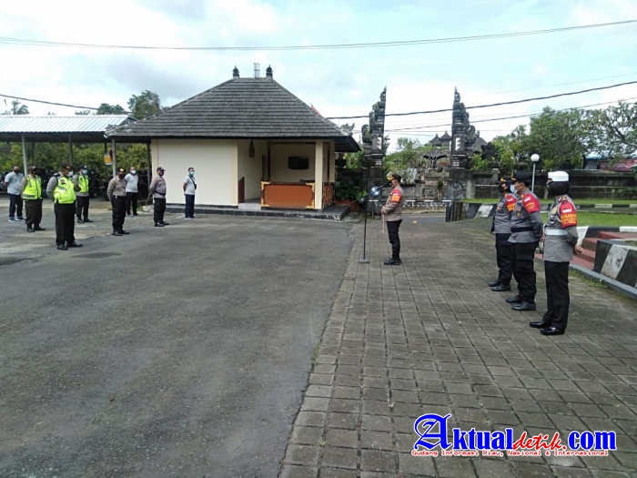 Serangkaian Kunjungan Kerja di Polsek Tampaksiring, Ini Arahan Kapolres Gianyar