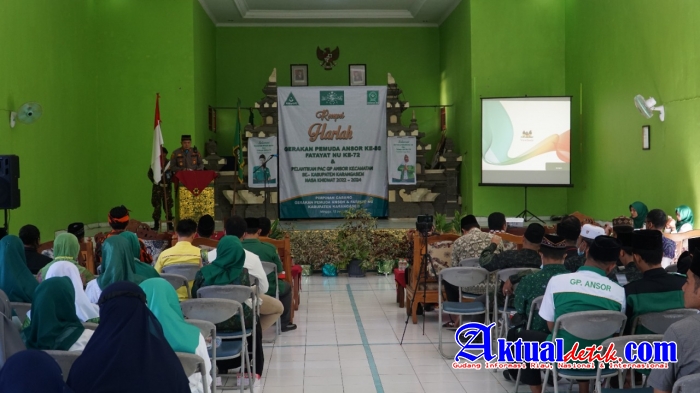 Kapolres Karangasem Bersama Forkopimda Hadiri Resepsi GP Ansor ke-88 dan Pelantikan PAC