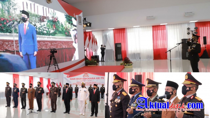 Peringatan Hari Bhayangkara, Kapolda Riau mendapatkan Pujian Kinerja Dari Presiden RI