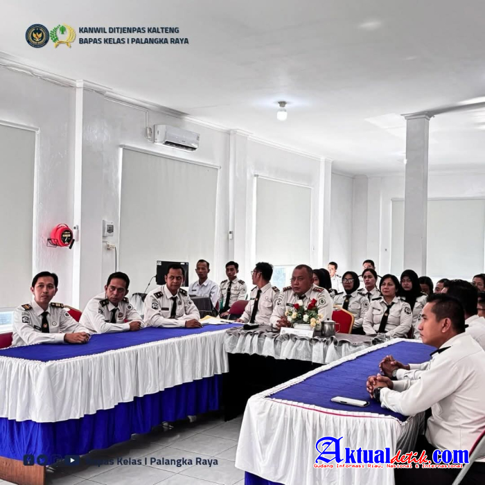 Perkuat Komitmen Integritas, Bapas Palangka Raya Gelar Rapat Zona Integritas Dan Penguatan SPIP
