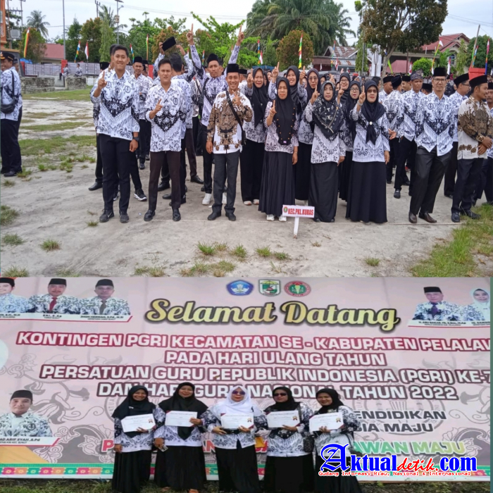 Pekan Olahraga HUT PGRI Kabupaten Pelalawan Menoreh Kekecewaan Dari PGRI Kecamatan Pangkalan Kuras
