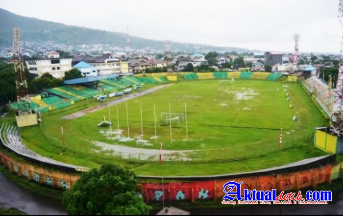 Stadion Gelora Kie Raha Bakal Dijadikan Tempat Sholat Idul Fitri oleh Pemkot Ternate.