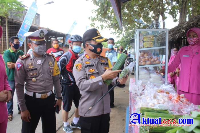 Pertama Kali, Kapolres Sergai Resmikan Kedai Murah di Masa Pandemi Covid-19
