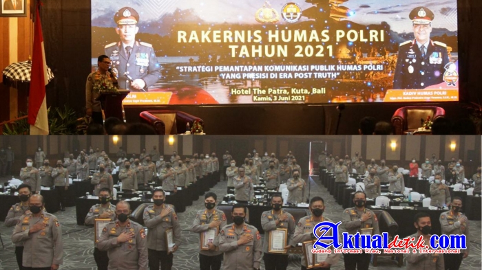 Rakernis Divhumas Polri Resmi Ditutup, Begini Penyampaian Kadiv Humas