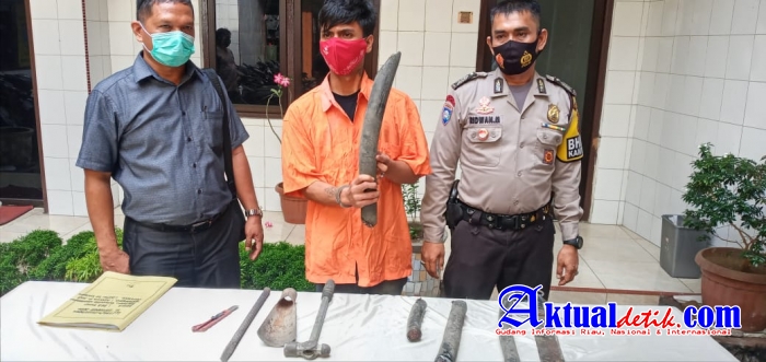 Tekab Polsek Medan Area Bekuk Pencuri Kabel Telkom