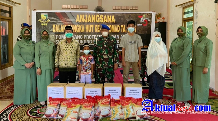 Anjangsana Pomdam XII/Tpr : Semangat Kekeluargaan Dan Saling Berbagi