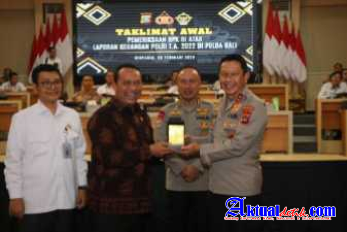 Kapolda Bali Hadiri Taklimat Awal Pemeriksaan BPK RI