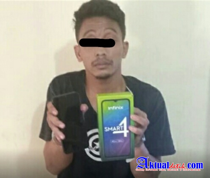 Cimeng Maling HP, Diciduk Polsek Dolok Masihul