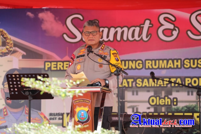 Kapolda Sumut Resmikan Rumah Susun Satya Bakti
