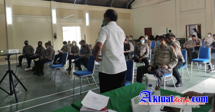 Polresta Denpasar Melaksanakan Binluh dan Progelrem KRYD Prokes Covid -19
