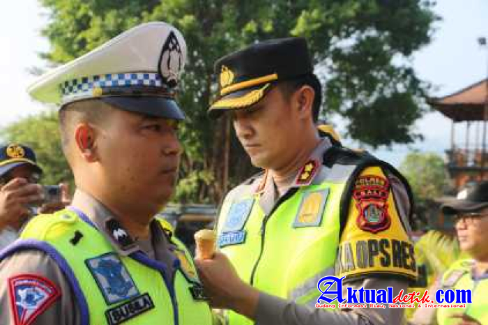 Ratusan Personel Polres Buleleng Diterjunkan Amankan Mudik dan Perayaan Idul Fitri 1444 H