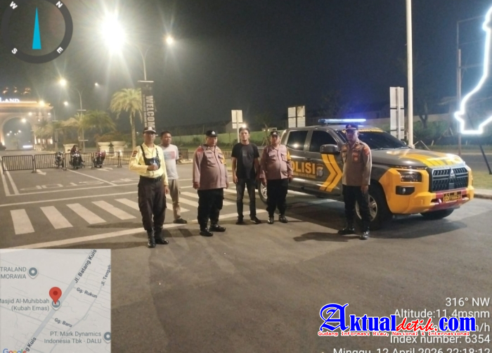 Polresta Deli Serdang Gelar Patroli Blue Light, Wujudkan Rasa Aman Bagi Masyarakat