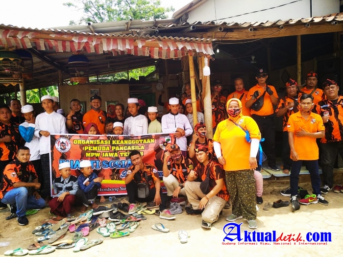 Pemuda Pancasila OK MPW Jateng  Peringati Harlah Dengan Baksos