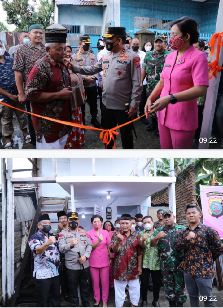 Kapolda Sumut Bantu Renovasi 17 Rumah Warga Semarak Bhayangkara