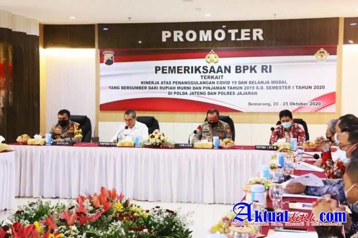 Polda Jateng Diperiksa BPK RI, Terkait Dana Covid 19 Sebesar Rp 37 Miliar