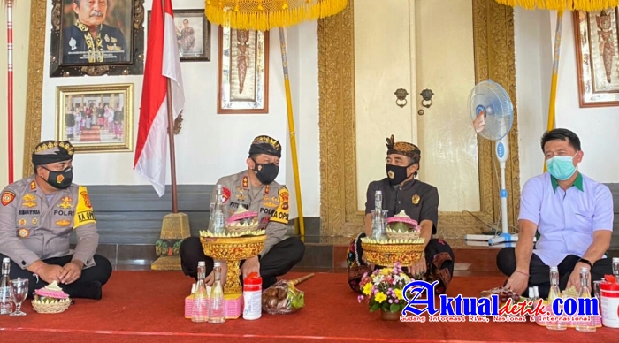 Kapolda Bali Silaturahmi Ke Puri Agung Klungkung