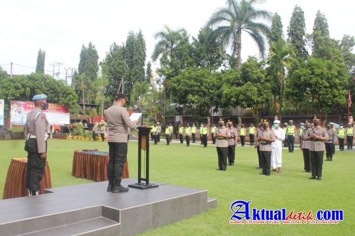 Tiga Pejabat Utama Dimutasi, Kapolres Gianyar Pimpin Upacara Sertijab